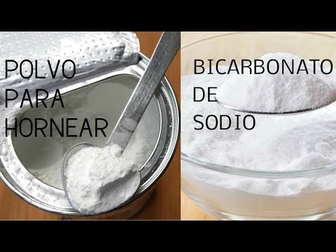 La diferencia entre bicarbonato de sodio y polvo de hornear en la cocina